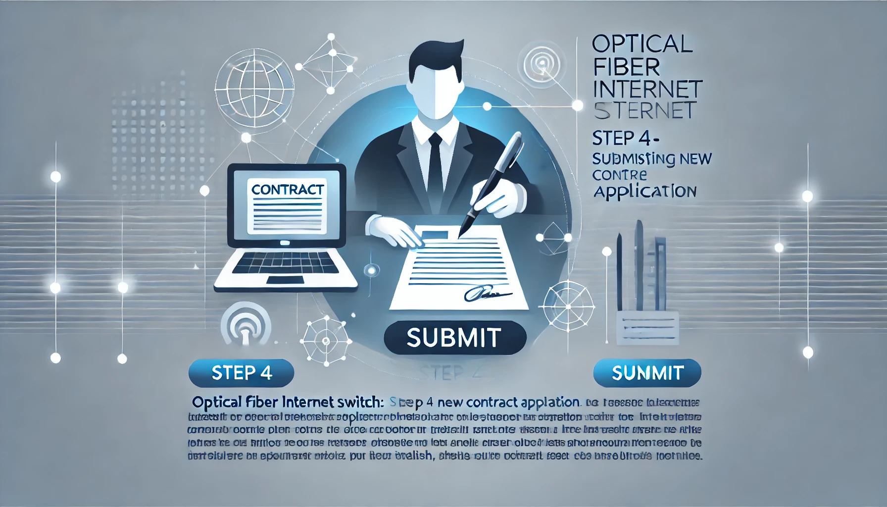 光回線 乗り換え 手順 その4. 新しい契約の申し込み