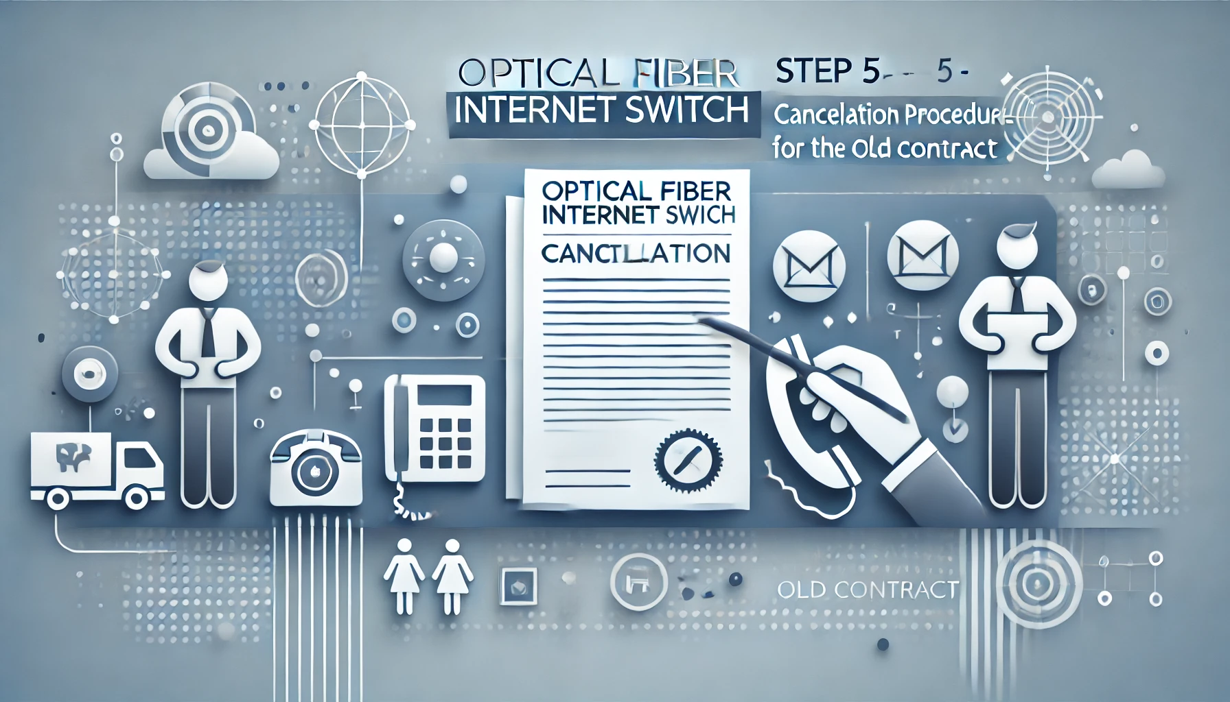 光回線 乗り換え 手順 その5. 古い回線の解約手続き