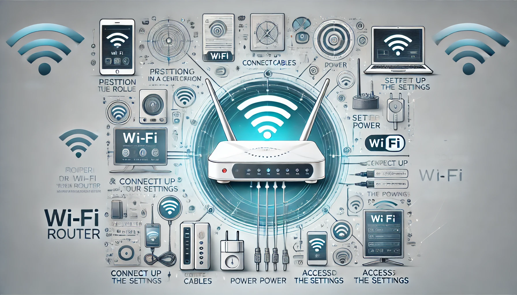 光回線 ルーター おすすめ：Wi-Fiルーターの設置方法