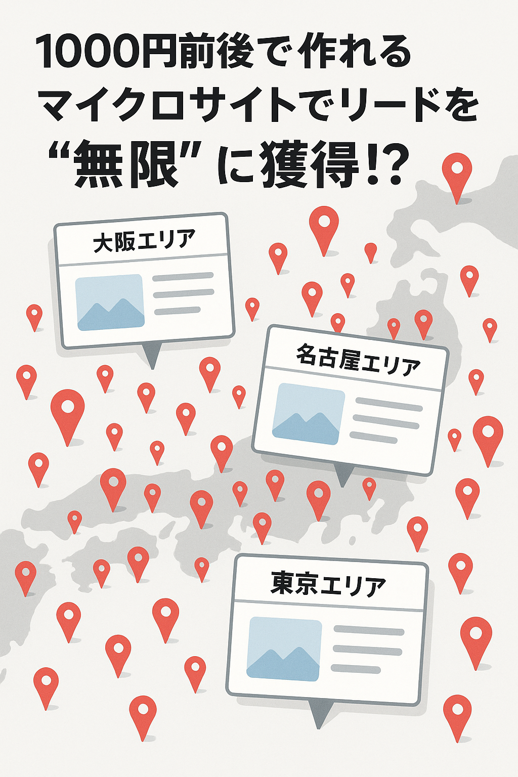 1000円前後で作れるマイクロサイトでリードを無限に獲得！？