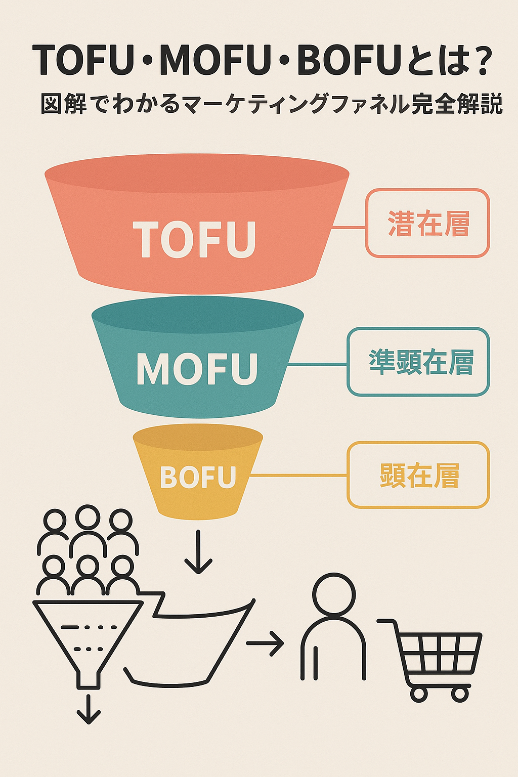 TOFU・MOFU・BOFUとは？図解でわかるマーケティングファネル完全解説